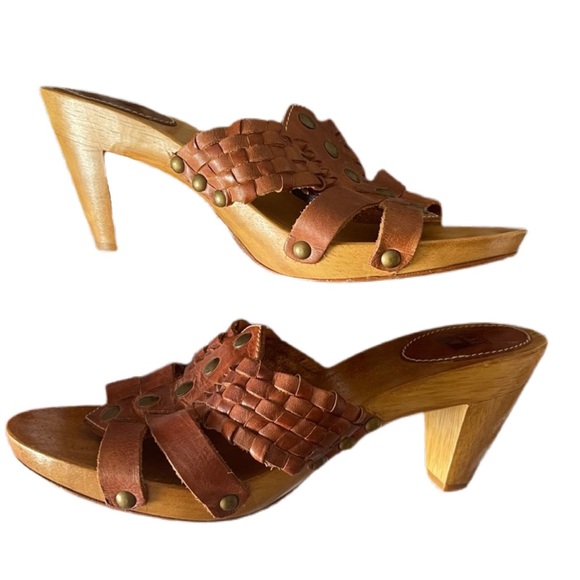 Frye Heels - Wood - Size  7 - Picture 2 of 6
